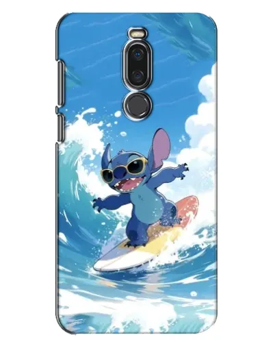 Чехол для Meizu X8 с картинкой «Стич на волне» Чехол для Meizu X8 с картинкой «Стич на волне»