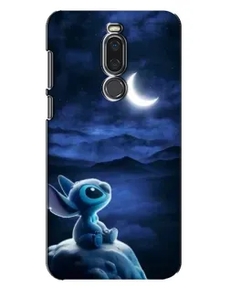 Чехол для Meizu X8 с картинкой «Лунная ночь Стича»