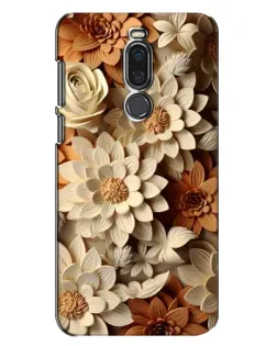 Чехол для Meizu X8 с картинкой «Бежевый флористический декор» Чехол для Meizu X8 с картинкой «Бежевый флористический декор»