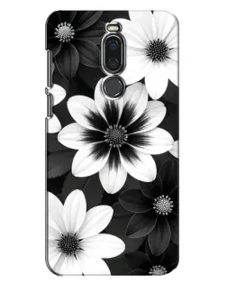 Чехол для Meizu X8 с картинкой «Монохромные астры» Чехол для Meizu X8 с картинкой «Монохромные астры»