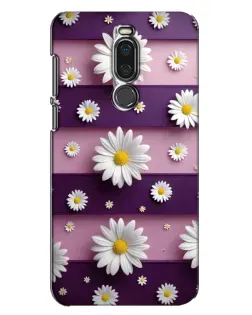 Чехол для Meizu X8 с картинкой «Ромашки на фиолетовом» Чехол для Meizu X8 с картинкой «Ромашки на фиолетовом»