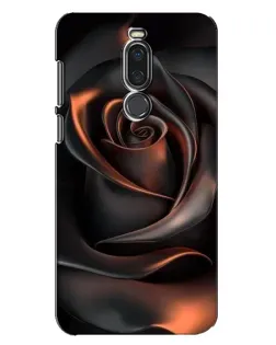 Чехол для Meizu X8 с картинкой «Шелковая черная роза» Чехол для Meizu X8 с картинкой «Шелковая черная роза»