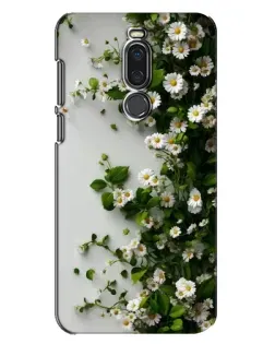 Чехол для Meizu X8 с картинкой «Ветка мелких белых цветов» Чехол для Meizu X8 с картинкой «Ветка мелких белых цветов»