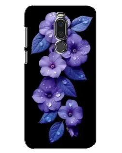 Чехол для Meizu X8 с картинкой «Фиолетовые цветы с росою» Чехол для Meizu X8 с картинкой «Фиолетовые цветы с росою»