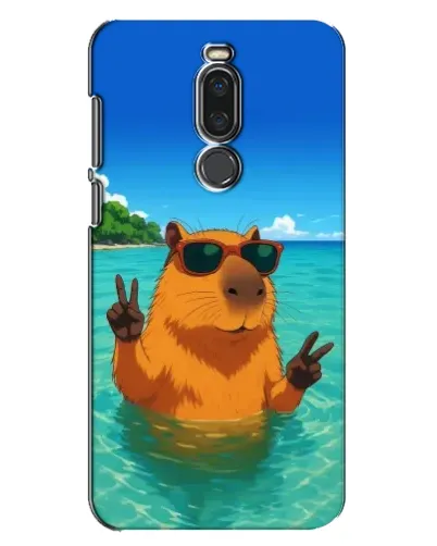 Чехол для Meizu X8 с картинкой «Морская капибара» Чехол для Meizu X8 с картинкой «Морская капибара»