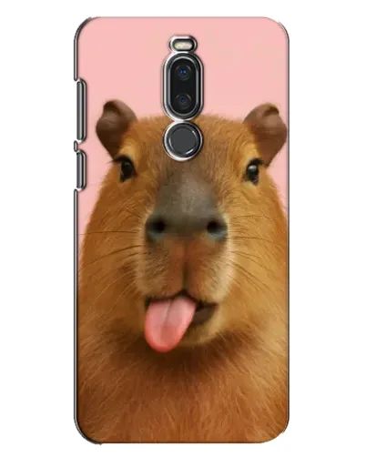 Чехол для Meizu X8 с картинкой «Капибара с языком» Чехол для Meizu X8 с картинкой «Капибара с языком»