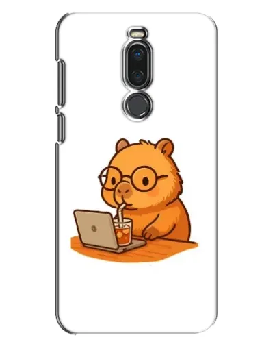 Чехол для Meizu X8 с картинкой «Капибара с ноутбуком» Чехол для Meizu X8 с картинкой «Капибара с ноутбуком»