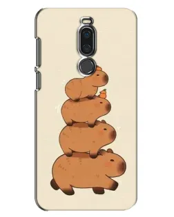 Чехол для Meizu X8 с картинкой «Башня из капибар»