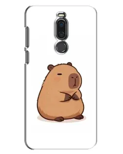 Чехол для Meizu X8 с картинкой «Толстенькая капибара»