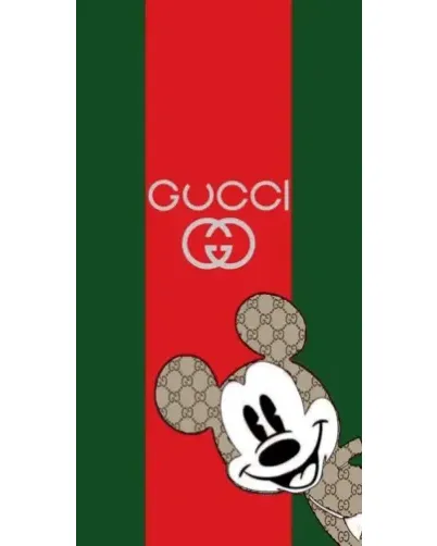 Чохол для Meizu з картинкою «Gucci — смуги та Міккі»