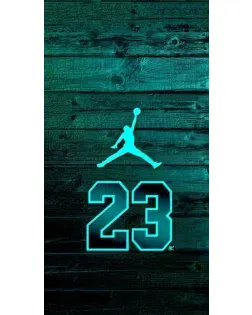 Чехол для Nokia с картинкой «Jordan Cyan 23»
