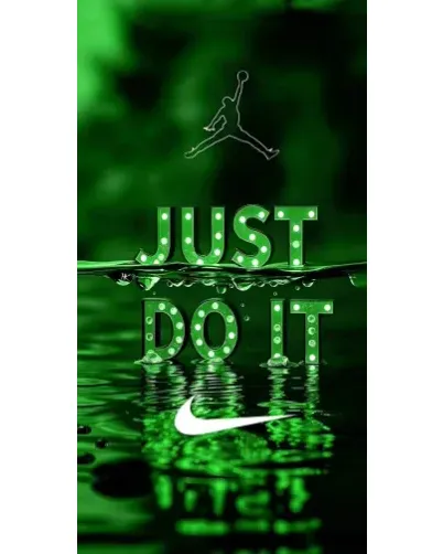 Чохол для Nokia з картинкою «Зелений неоновий Nike»