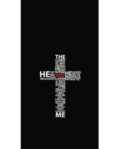 Чехол для Nokia с картинкой «Текстовый крест» Чехол для Nokia с картинкой «Текстовый крест»