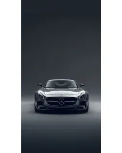 Чехол для Nokia с картинкой «Mercedes на черном»