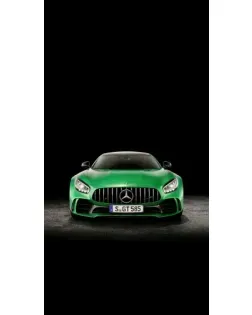 Чехол для Nokia с картинкой «Mercedes — неоновый лого»