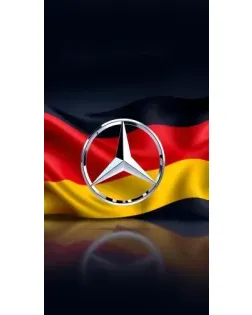 Чехол для Nokia с картинкой «Mercedes — флаг Германии»