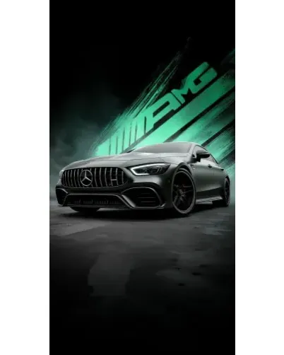 Чехол для Nokia с картинкой «Темный Mercedes AMG» Чехол для Nokia с картинкой «Темный Mercedes AMG»