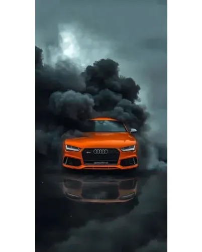 Чохол для Nokia з картинкою «Audi у хмарах диму» Чохол для Nokia з картинкою «Audi у хмарах диму»