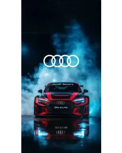 Чохол для Nokia з картинкою «Audi Sport — неон»