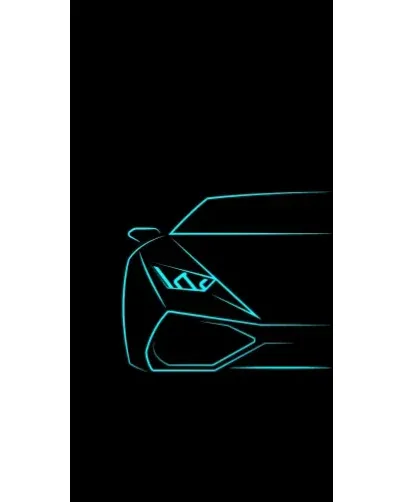 Чохол для Nokia з картинкою «Блакитний силует Lamborghini» Чохол для Nokia з картинкою «Блакитний силует Lamborghini»