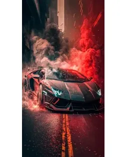 Чохол для Nokia з картинкою «Lamborghini червоний дим» Чохол для Nokia з картинкою «Lamborghini червоний дим»