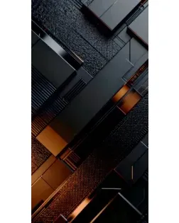 Чехол для Nokia с картинкой «Черные геометрические блоки» Чехол для Nokia с картинкой «Черные геометрические блоки»