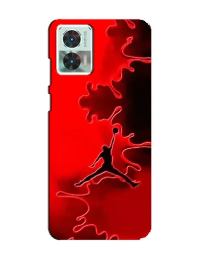 Чехол для Motorola Edge 30 Neo с картинкой «Jordan Red Smoke» Чехол для Motorola Edge 30 Neo с картинкой «Jordan Red Smoke»