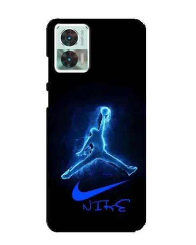 Чехол для Motorola Edge 30 Neo с картинкой «Jordan Neon Blue» Чехол для Motorola Edge 30 Neo с картинкой «Jordan Neon Blue»