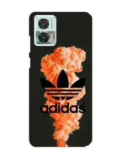 Чехол для Motorola Edge 30 Neo с картинкой «Оранжевый дым Adidas» Чехол для Motorola Edge 30 Neo с картинкой «Оранжевый дым Adidas»