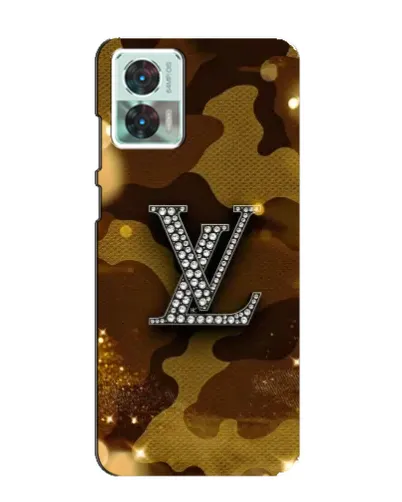 Чехол для Motorola Edge 30 Neo с картинкой «Камуфляжный Louis Vuitton»