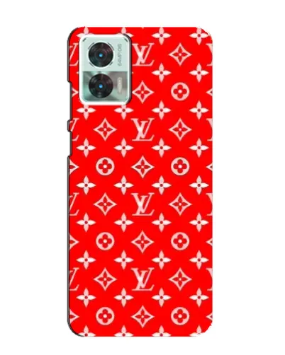 Чехол для Motorola Edge 30 Neo с картинкой «Яркий паттерн LV»