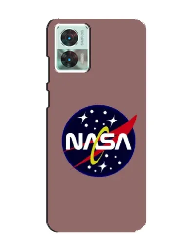 Чехол для Motorola Edge 30 Neo с картинкой «NASA — ретро космос» Чехол для Motorola Edge 30 Neo с картинкой «NASA — ретро космос»