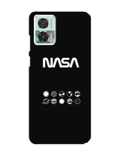Чехол для Motorola Edge 30 Neo с картинкой «NASA — технический принт» Чехол для Motorola Edge 30 Neo с картинкой «NASA — технический принт»