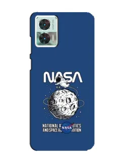 Чехол для Motorola Edge 30 Neo с картинкой «NASA — лунная миссия» Чехол для Motorola Edge 30 Neo с картинкой «NASA — лунная миссия»