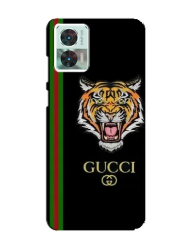 Чехол для Motorola Edge 30 Neo с картинкой «Тигр Gucci»