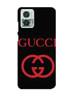 Чехол для Motorola Edge 30 Neo с картинкой «Gucci — красный логотип» Чехол для Motorola Edge 30 Neo с картинкой «Gucci — красный логотип»