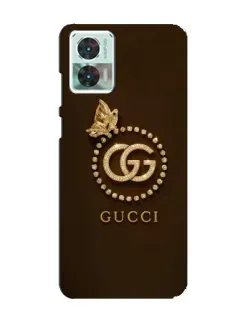Чехол для Motorola Edge 30 Neo с картинкой «Gucci — золотая бабочка» Чехол для Motorola Edge 30 Neo с картинкой «Gucci — золотая бабочка»
