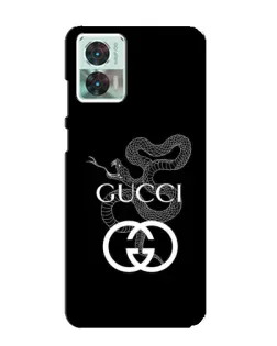 Чехол для Motorola Edge 30 Neo с картинкой «Gucci — серебряная змея» Чехол для Motorola Edge 30 Neo с картинкой «Gucci — серебряная змея»
