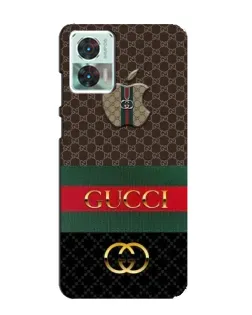 Чехол для Motorola Edge 30 Neo с картинкой «Gucci — брендированный десерт» Чехол для Motorola Edge 30 Neo с картинкой «Gucci — брендированный десерт»