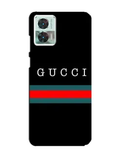 Чехол для Motorola Edge 30 Neo с картинкой «Gucci — красный пояс» Чехол для Motorola Edge 30 Neo с картинкой «Gucci — красный пояс»
