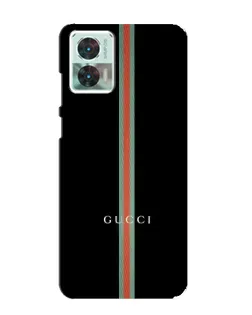 Чехол для Motorola Edge 30 Neo с картинкой «Gucci — строгая линия» Чехол для Motorola Edge 30 Neo с картинкой «Gucci — строгая линия»