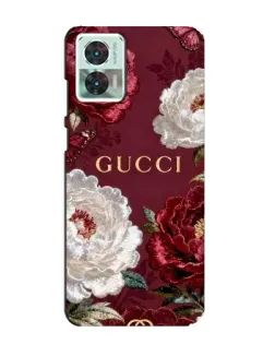 Чехол для Motorola Edge 30 Neo с картинкой «Gucci — бордовые розы» Чехол для Motorola Edge 30 Neo с картинкой «Gucci — бордовые розы»