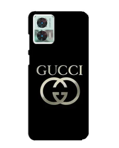 Чехол для Motorola Edge 30 Neo с картинкой «Gucci — золото на черном» Чехол для Motorola Edge 30 Neo с картинкой «Gucci — золото на черном»