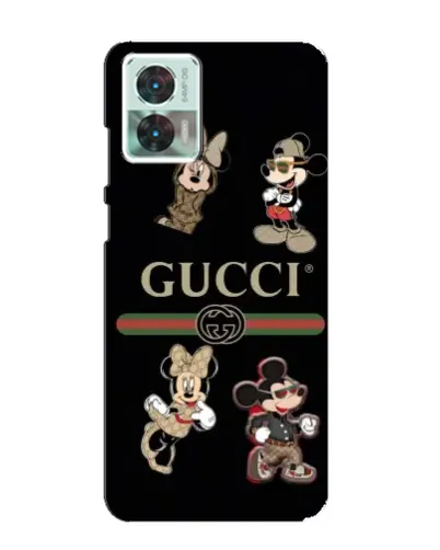 Чехол для Motorola Edge 30 Neo с картинкой «Gucci — герои Disney и монограмма» Чехол для Motorola Edge 30 Neo с картинкой «Gucci — герои Disney и монограмма»