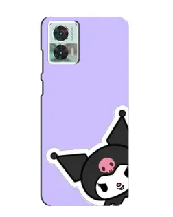 Чехол для Motorola Edge 30 Neo с картинкой «Забавная Kuromi»