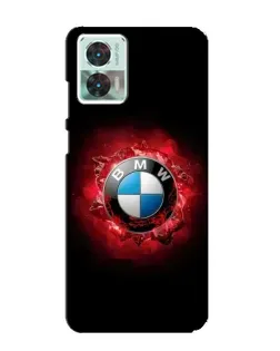 Чохол для Motorola Edge 30 Neo з картинкою «Логотип BMW — спалах» Чохол для Motorola Edge 30 Neo з картинкою «Логотип BMW — спалах»