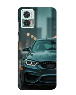 Чохол для Motorola Edge 30 Neo з картинкою «BMW у вогнях міста» Чохол для Motorola Edge 30 Neo з картинкою «BMW у вогнях міста»