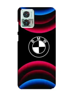 Чохол для Motorola Edge 30 Neo з картинкою «Логотип BMW та неонові дуги» Чохол для Motorola Edge 30 Neo з картинкою «Логотип BMW та неонові дуги»