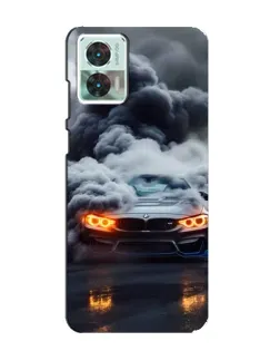 Чохол для Motorola Edge 30 Neo з картинкою «BMW у диму» Чохол для Motorola Edge 30 Neo з картинкою «BMW у диму»