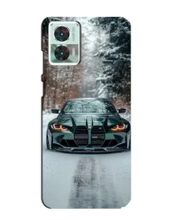 Чохол для Motorola Edge 30 Neo з картинкою «BMW у зимовому лісі» Чохол для Motorola Edge 30 Neo з картинкою «BMW у зимовому лісі»